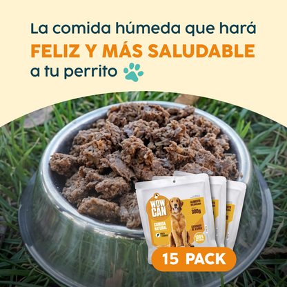Pack 15 Sobres | Pollo | Alimento Húmedo para Perros