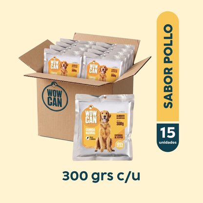 Pack 15 Sobres | Pollo | Alimento Húmedo para Perros