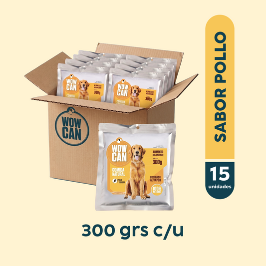Pack 15 Sobres | Pollo | Alimento Húmedo para Perros