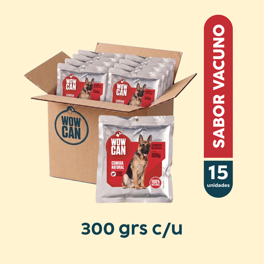 Pack 15 Sobres | Vacuno | Alimento Húmedo para Perros