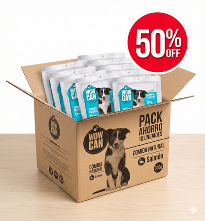 10-Pack Sobre Salmon-Pollo (300grs)