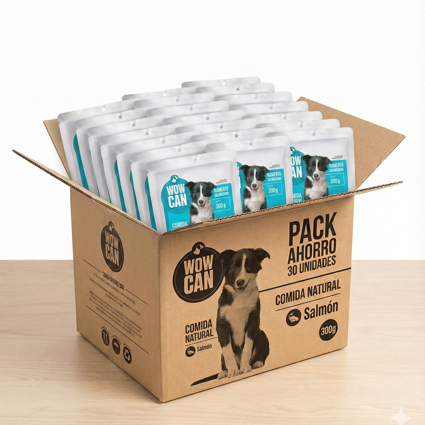 Pack 30 Sobres | Salmón | Alimento Húmedo para Perros