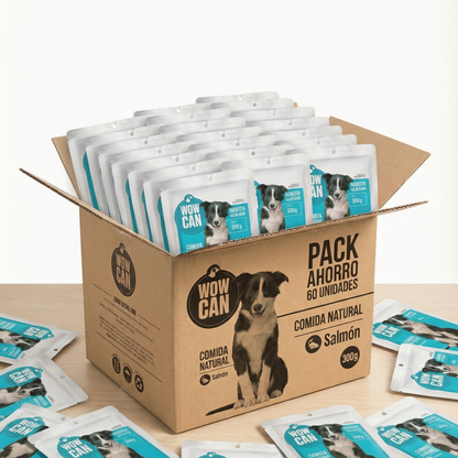 60-Pack Sobre Salmon-Pollo (300grs)